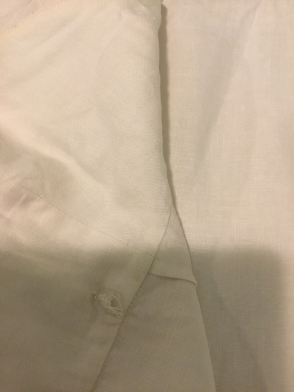 Vintage RALPH by Ralph Lauren White Embroidered Linen Blend Maxi Dress - Picture 7 of 15